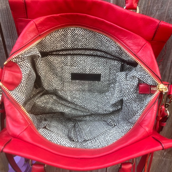 Rebecca Minkoff Red Leather Tote - Picture 4 of 7